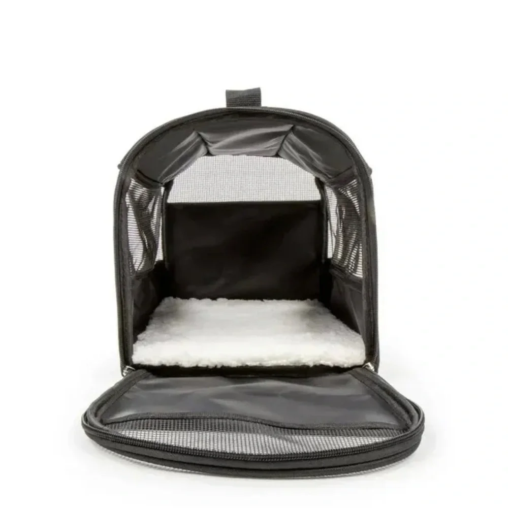 Vibrant Life PET CARRIER Small Guaranteed on-Board Soft-Sided Black, 16 lb Limit